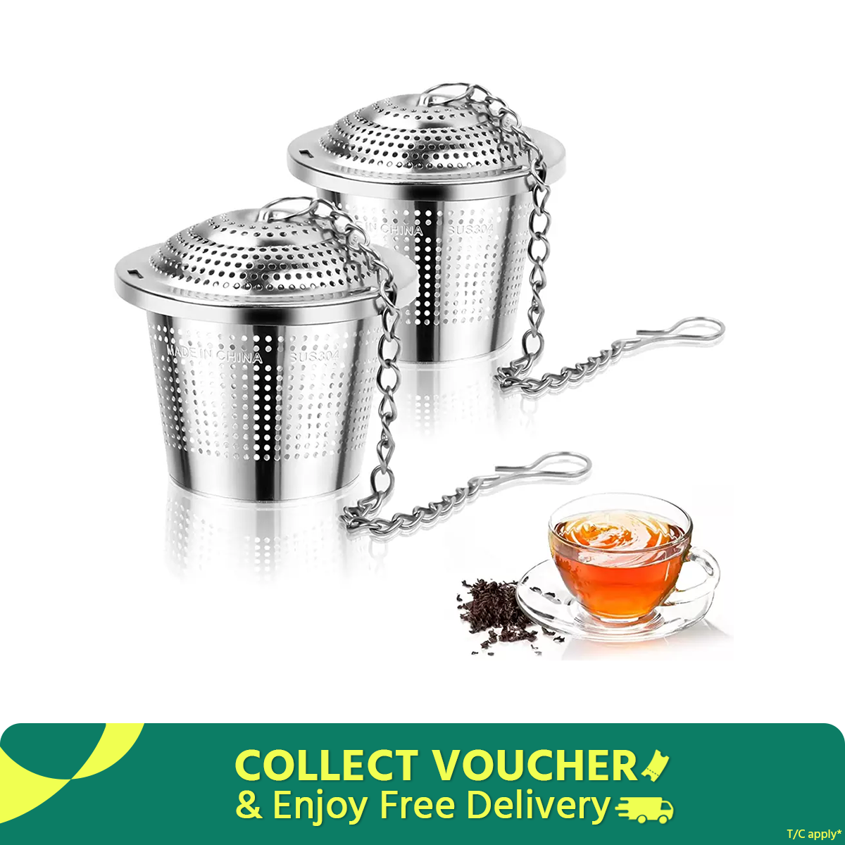 Stainless Steel Tea Infuser 2 pice