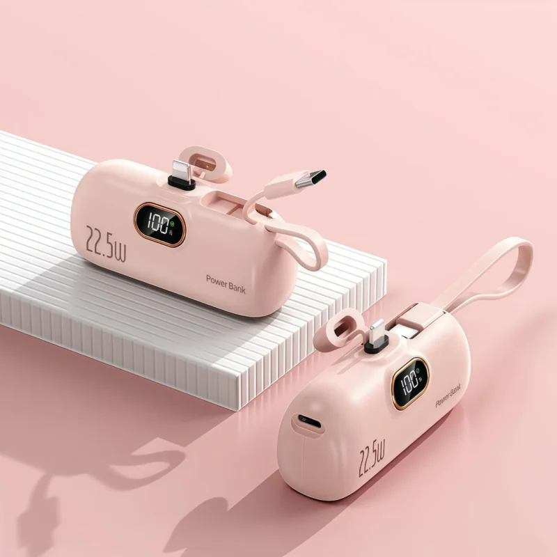 Mini Capsule Power Bank 2 pice