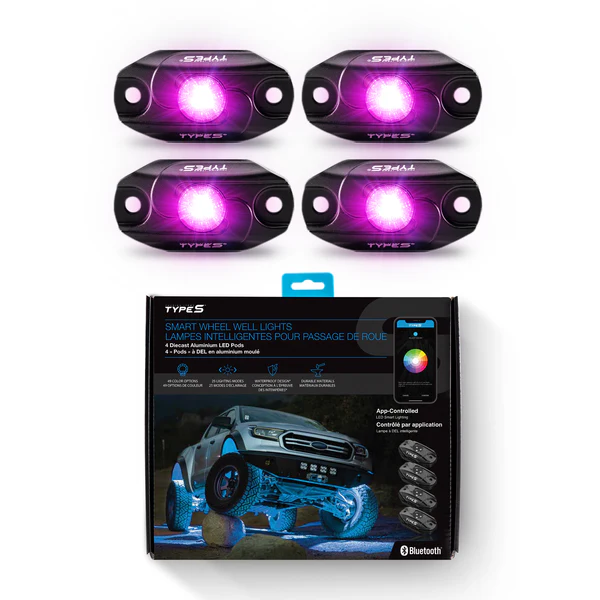 RGB LED Lights 8 pice
