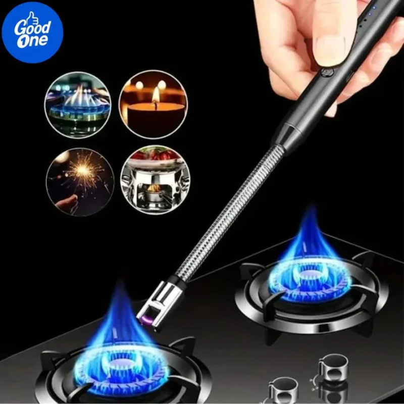 Rechargeable kitchen arc lighter 2 pce
