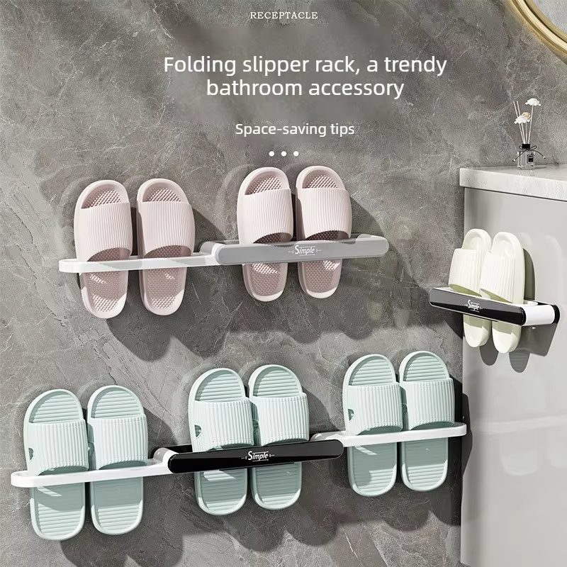3-in-1 Folding Slipper Rack