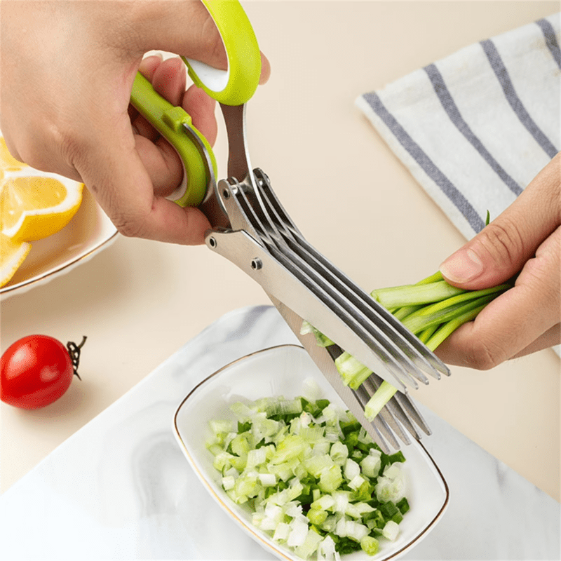 5-Blade Herb & Vegetable Kitchen Scissors 2 pice