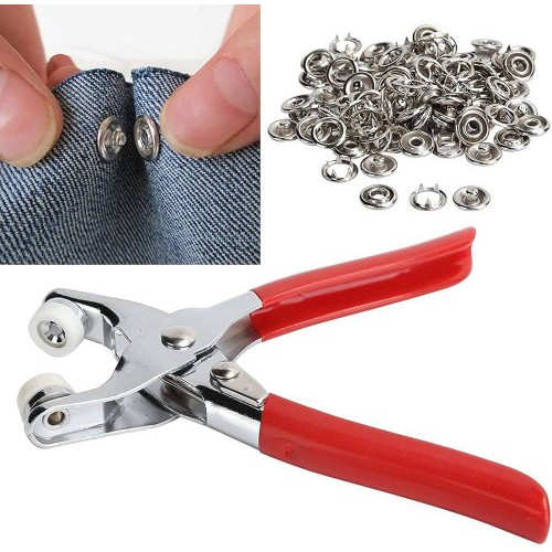 metal snap button kit