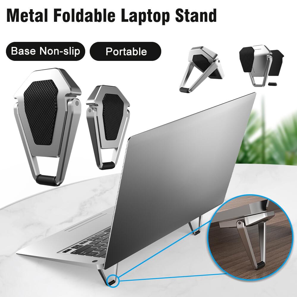 Adjustable laptop Stand + Metal Laptop Folding Stand Combo