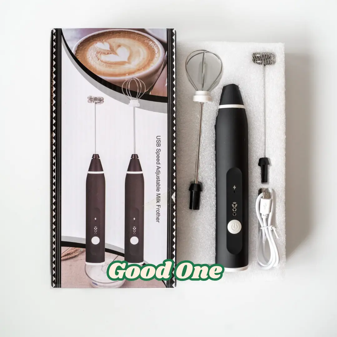 Premium Coffee Frother With Balloon Whisk 1 pices
